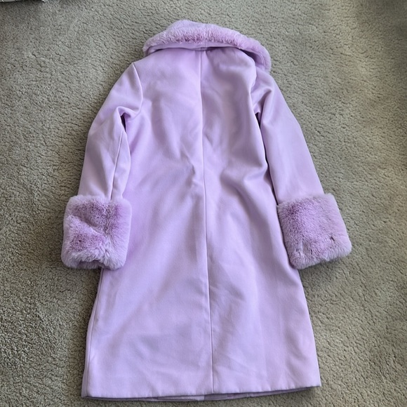 Wild Fable Faux Fir Trim Long Jacket Coat - XS - Picture 5 of 5
